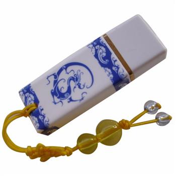 青花瓷陶瓷創(chuàng)意U盤-小龍 中國風