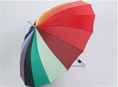 創(chuàng)意超大定制彩虹防紫外線晴雨傘