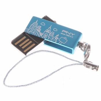 個性必恩威PNY 定制紐約雙子盤4G旋轉(zhuǎn)U盤