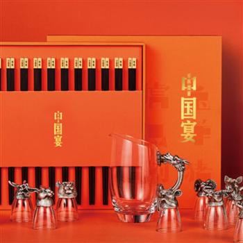 清樸堂 中國(guó)宴禮盒 高端送領(lǐng)導(dǎo)禮品紅木筷子家用高檔實(shí)木無漆無蠟定制烏木筷子 烏木版 