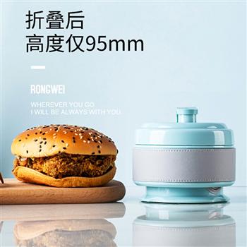 便攜式燒水壺可折疊電水壺旅行熱水煮水家用304小型電熱自動斷電