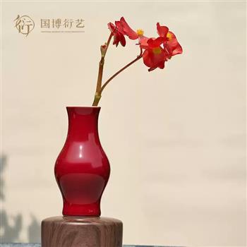 中國(guó)國(guó)家博物館迷你陶瓷花瓶博物館創(chuàng)意小巧精致擺件書(shū)房裝飾禮物
