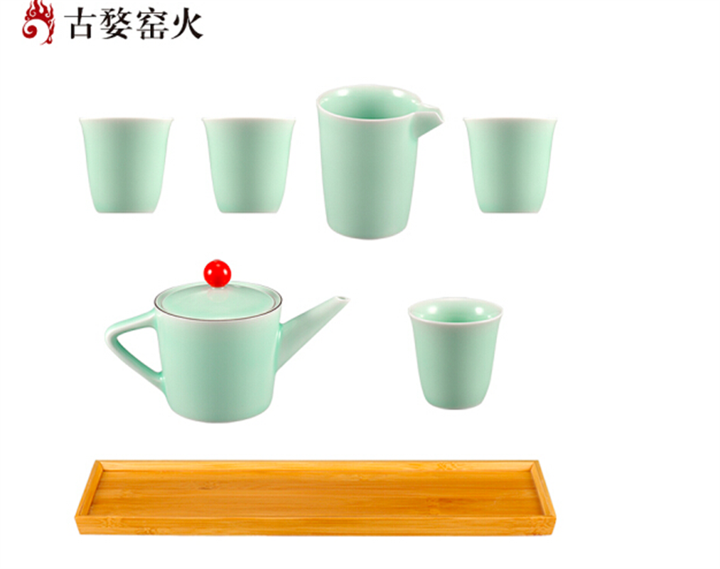 古婺窯火 鴻運當頭系列 鴻運當頭套組 一壺四杯一公道 禮盒包裝 鴻運當頭（套組）