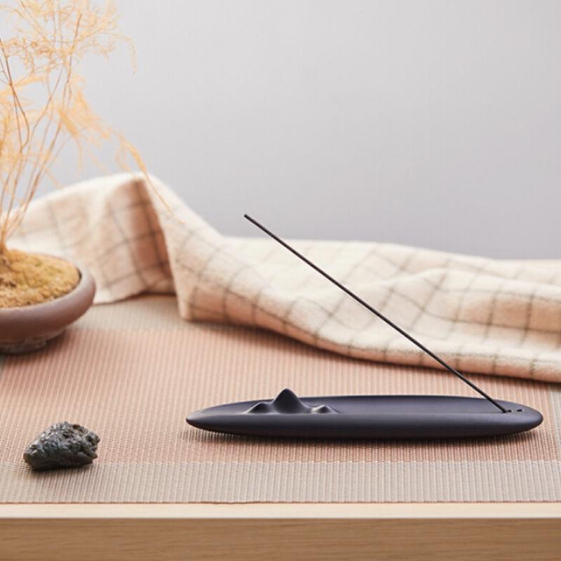 東匠新品 觀山香插 禪意香爐香薰爐線香銅香爐文化禮品 觀山香插