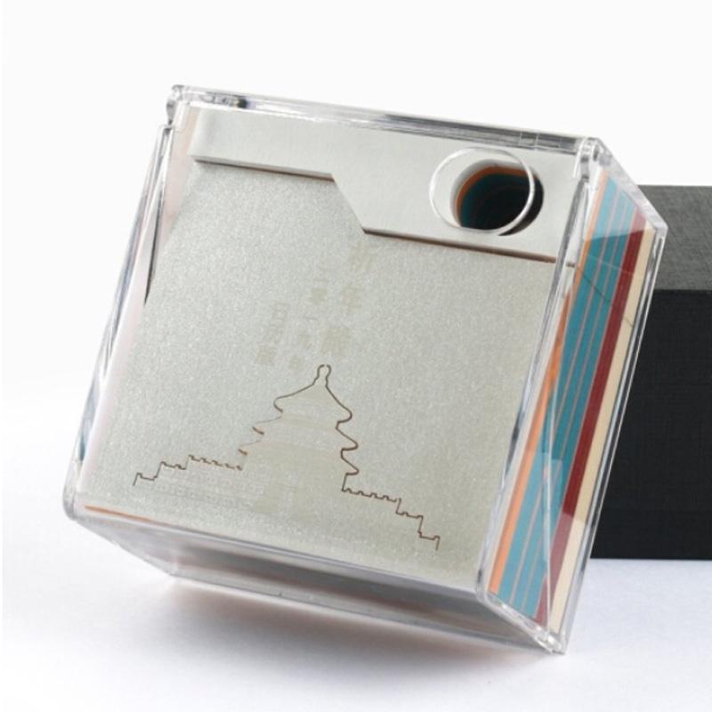 創(chuàng)意便簽紙清水寺立體3D藝術(shù)便利貼紙雕模型情人節(jié)愛(ài)巢斗拱古亭實(shí)用閨蜜生日禮物女生男朋友送女友情 御花園藍(lán)色