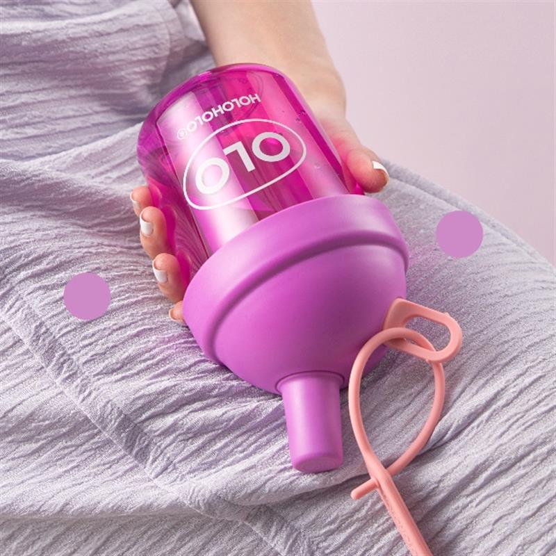 holoholo奶茶杯子夏季兒童簡約水杯女生高顏值便攜粗多巴胺吸管杯